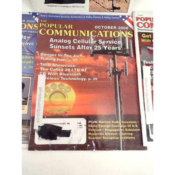 Popular Communications Magazine 2008 2011 Lot of 4 Radio Broadcast Shortwave - Picture 4 of 9
